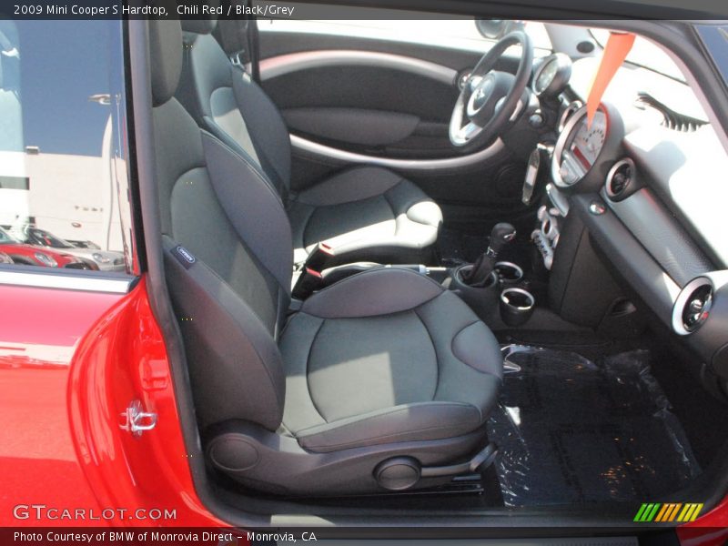 Chili Red / Black/Grey 2009 Mini Cooper S Hardtop