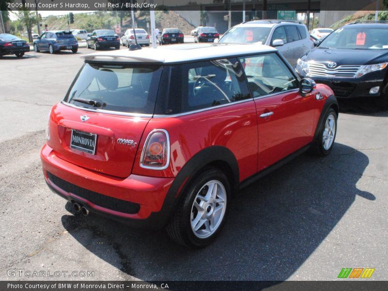 Chili Red / Black/Grey 2009 Mini Cooper S Hardtop