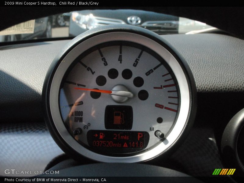 Chili Red / Black/Grey 2009 Mini Cooper S Hardtop