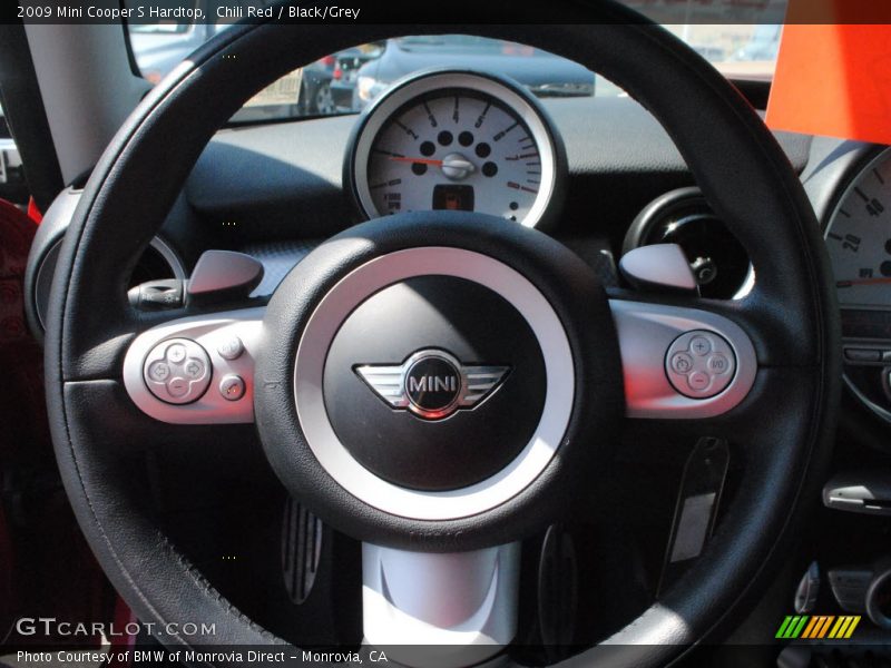 Chili Red / Black/Grey 2009 Mini Cooper S Hardtop