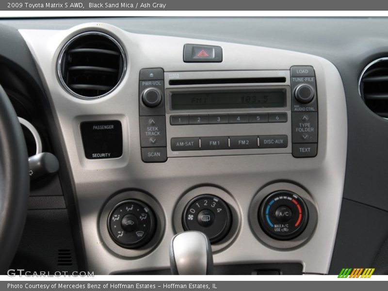 Black Sand Mica / Ash Gray 2009 Toyota Matrix S AWD