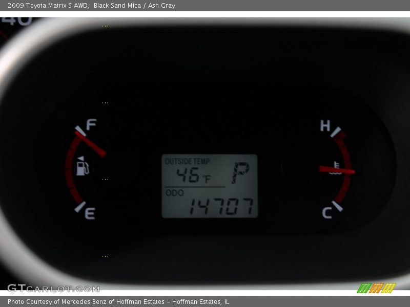 Black Sand Mica / Ash Gray 2009 Toyota Matrix S AWD