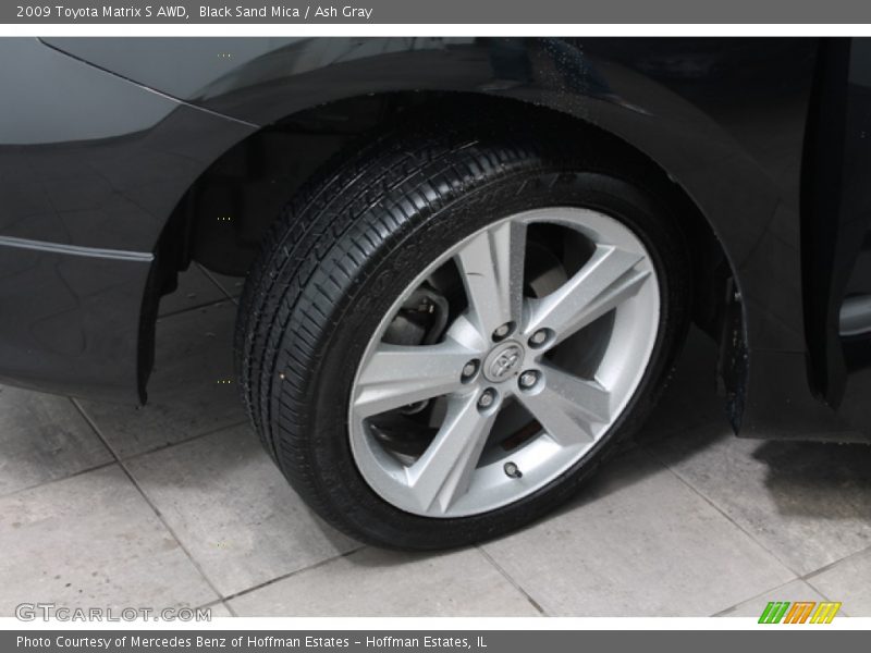 Black Sand Mica / Ash Gray 2009 Toyota Matrix S AWD
