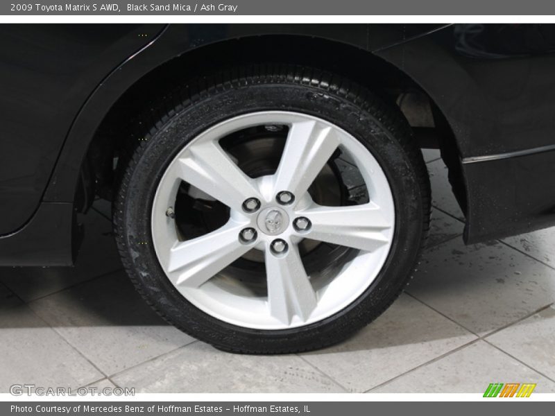 Black Sand Mica / Ash Gray 2009 Toyota Matrix S AWD