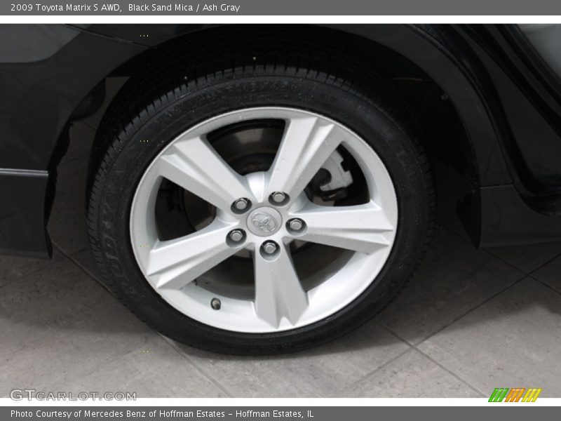 Black Sand Mica / Ash Gray 2009 Toyota Matrix S AWD