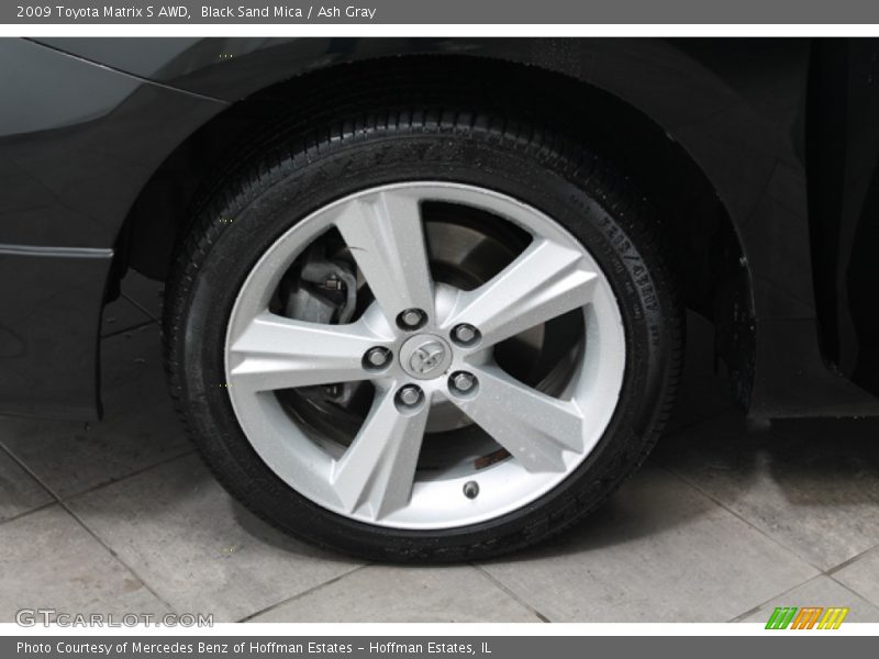 Black Sand Mica / Ash Gray 2009 Toyota Matrix S AWD