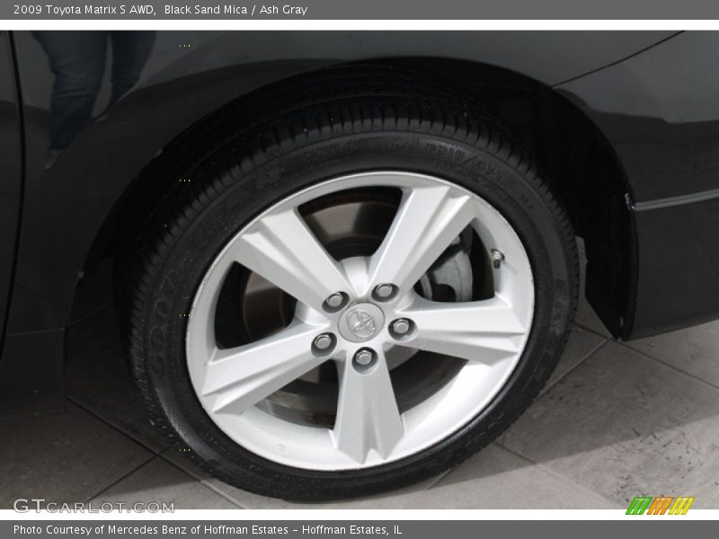 Black Sand Mica / Ash Gray 2009 Toyota Matrix S AWD