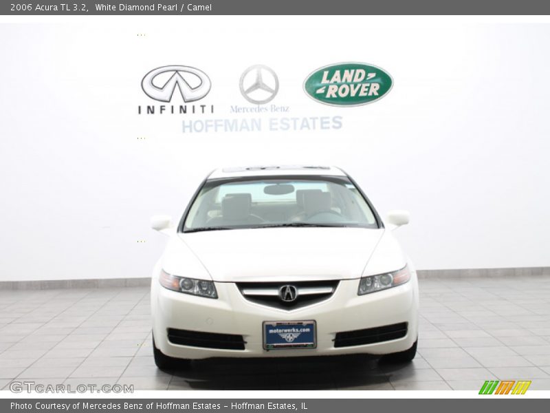 White Diamond Pearl / Camel 2006 Acura TL 3.2