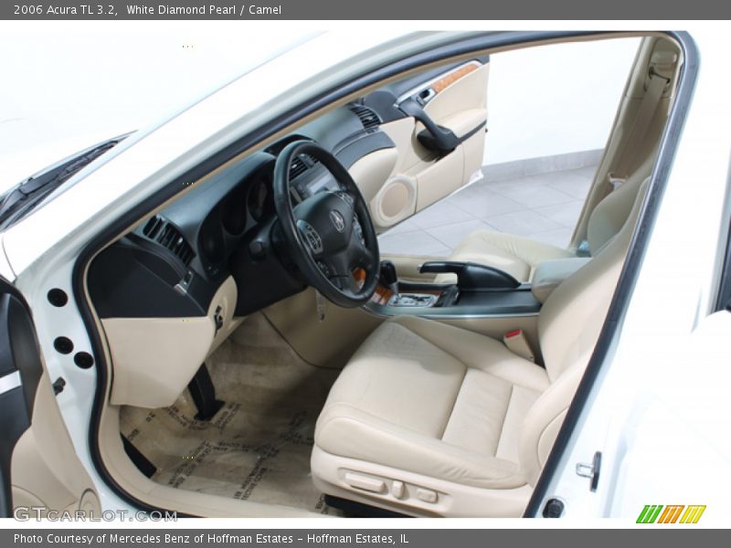 White Diamond Pearl / Camel 2006 Acura TL 3.2