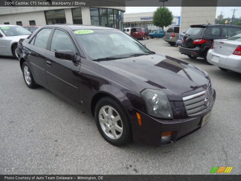 Blackberry / Ebony 2006 Cadillac CTS Sedan