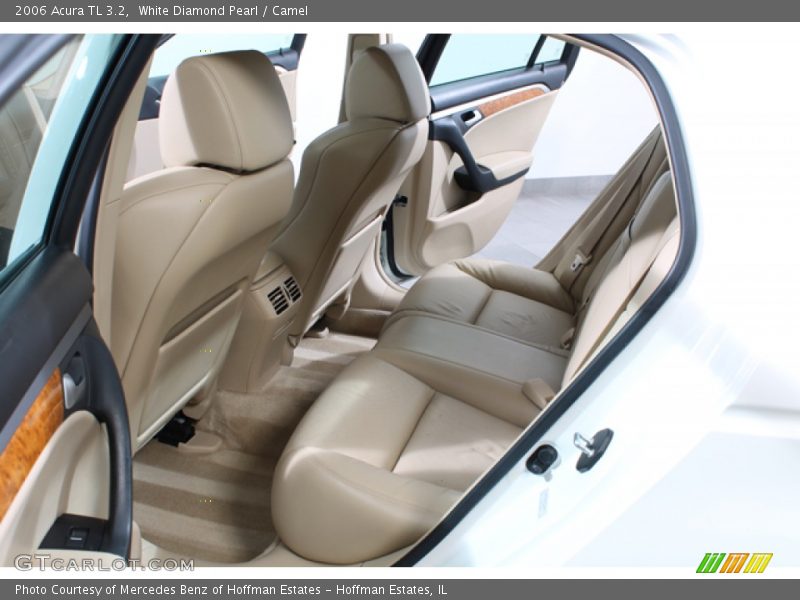 White Diamond Pearl / Camel 2006 Acura TL 3.2