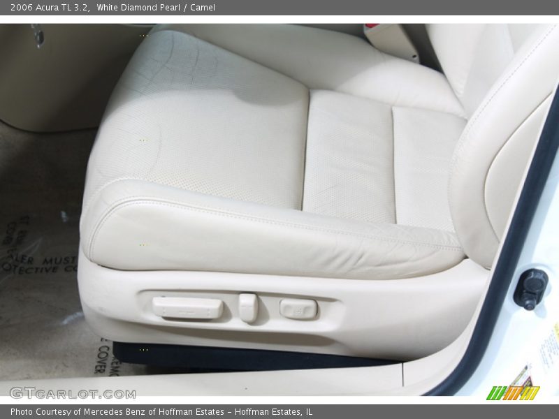 White Diamond Pearl / Camel 2006 Acura TL 3.2
