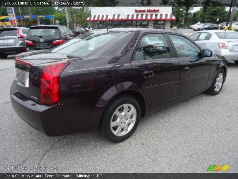 Blackberry / Ebony 2006 Cadillac CTS Sedan