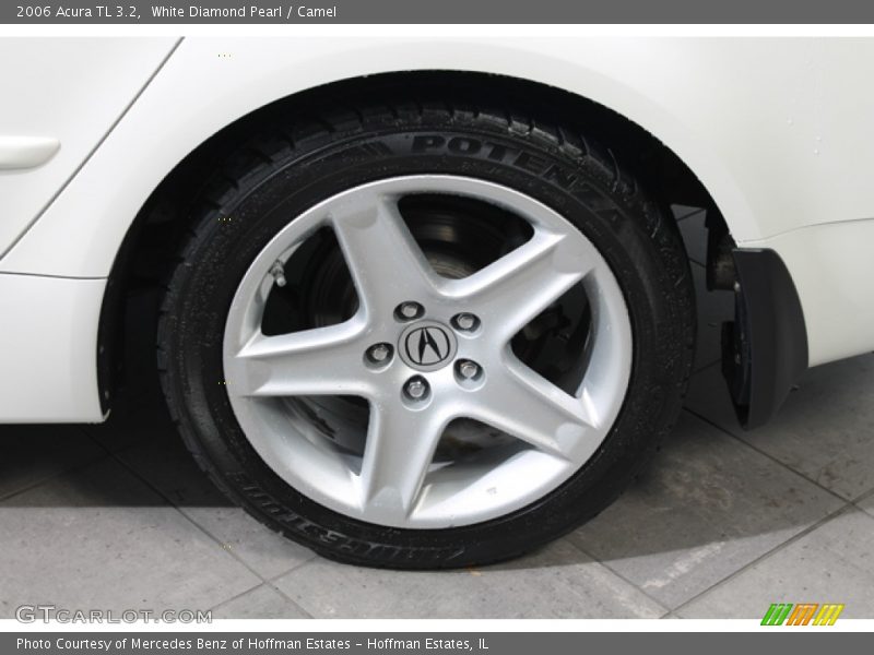 White Diamond Pearl / Camel 2006 Acura TL 3.2