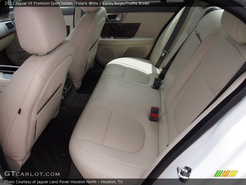 Polaris White / Barley Beige/Truffle Brown 2011 Jaguar XF Premium Sport Sedan