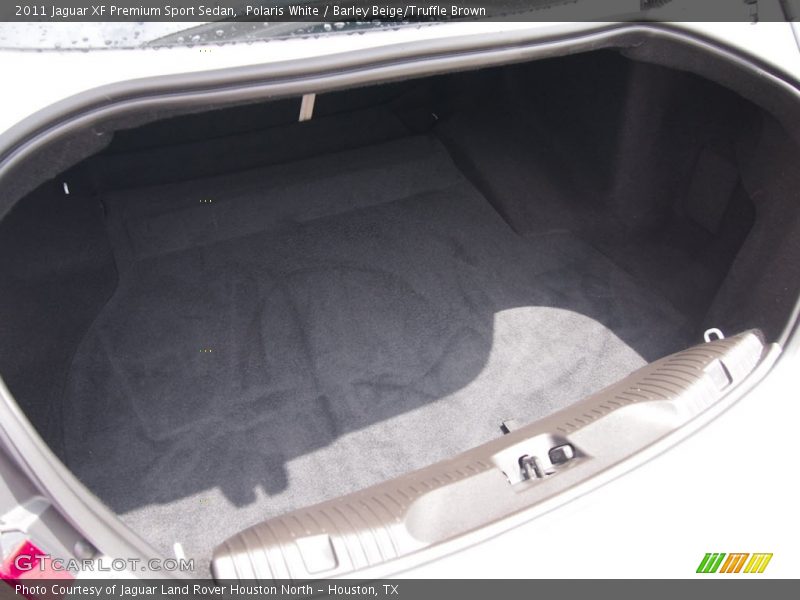 Polaris White / Barley Beige/Truffle Brown 2011 Jaguar XF Premium Sport Sedan