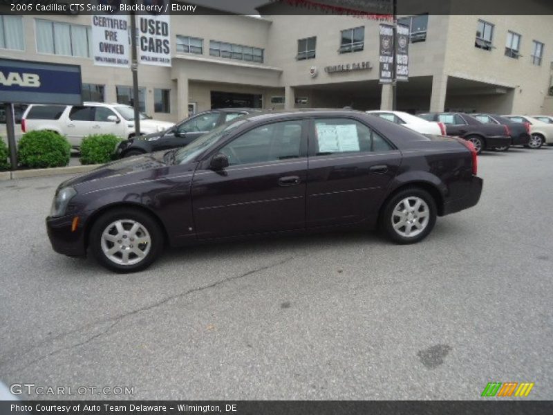 Blackberry / Ebony 2006 Cadillac CTS Sedan