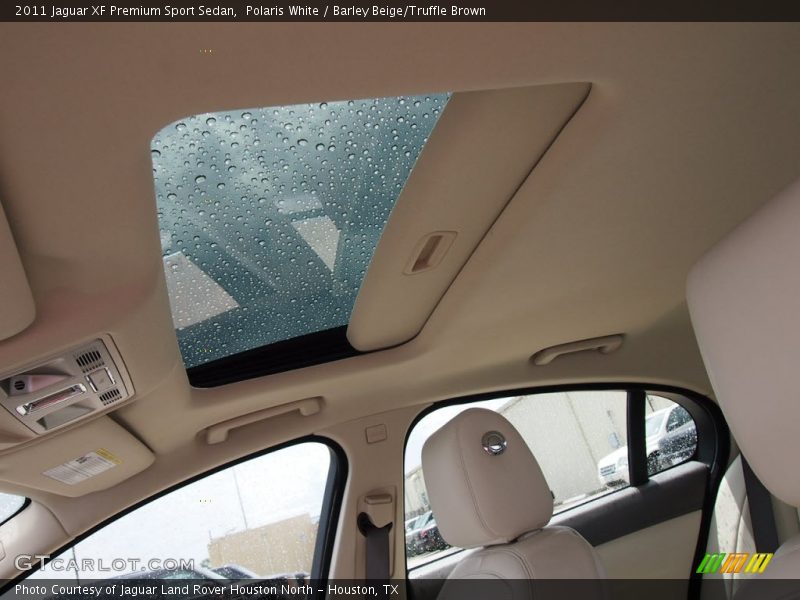 Polaris White / Barley Beige/Truffle Brown 2011 Jaguar XF Premium Sport Sedan