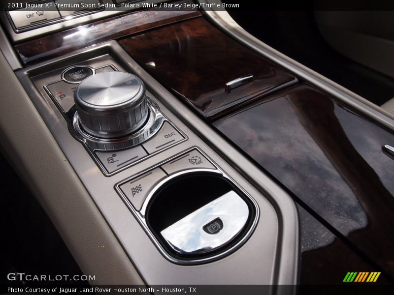 Polaris White / Barley Beige/Truffle Brown 2011 Jaguar XF Premium Sport Sedan