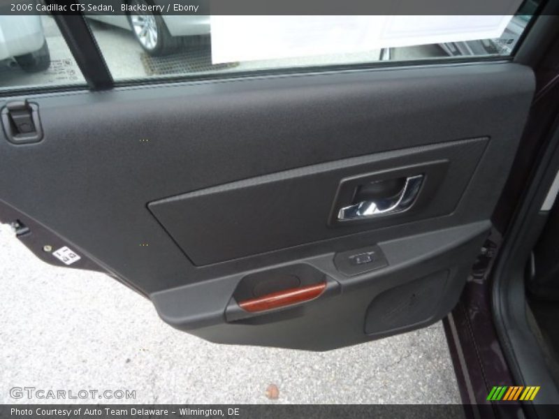 Blackberry / Ebony 2006 Cadillac CTS Sedan
