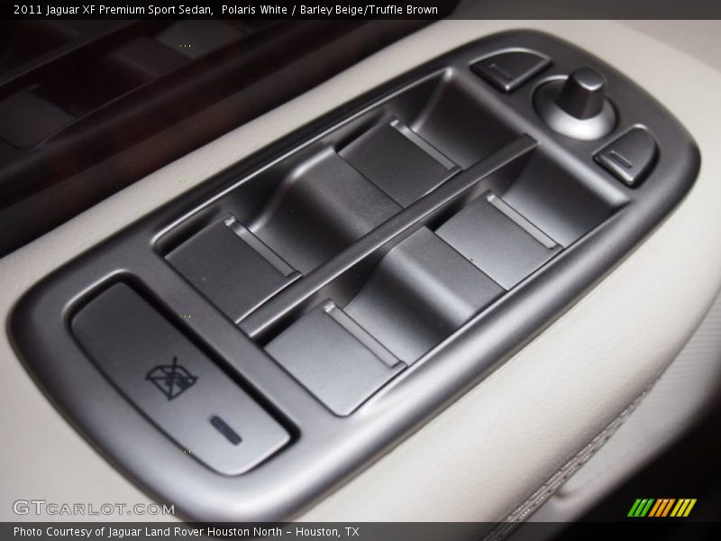 Polaris White / Barley Beige/Truffle Brown 2011 Jaguar XF Premium Sport Sedan
