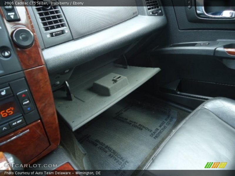 Blackberry / Ebony 2006 Cadillac CTS Sedan
