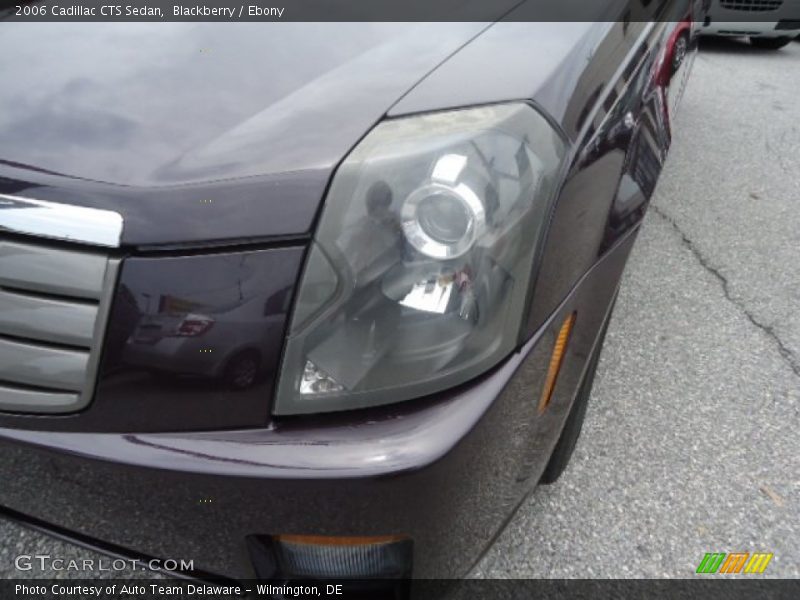 Blackberry / Ebony 2006 Cadillac CTS Sedan