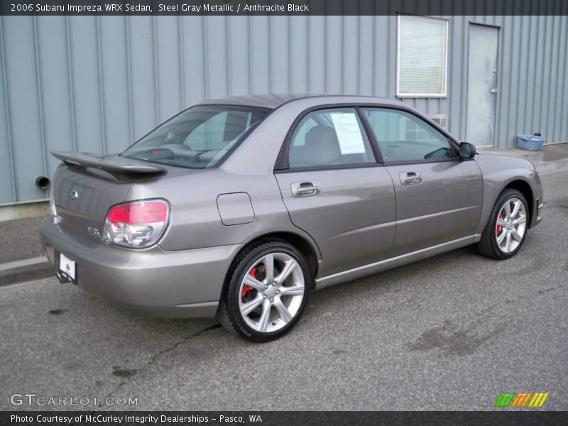 Steel Gray Metallic / Anthracite Black 2006 Subaru Impreza WRX Sedan