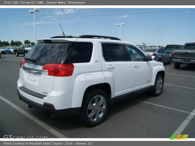 Summit White / Brownstone 2010 GMC Terrain SLT AWD