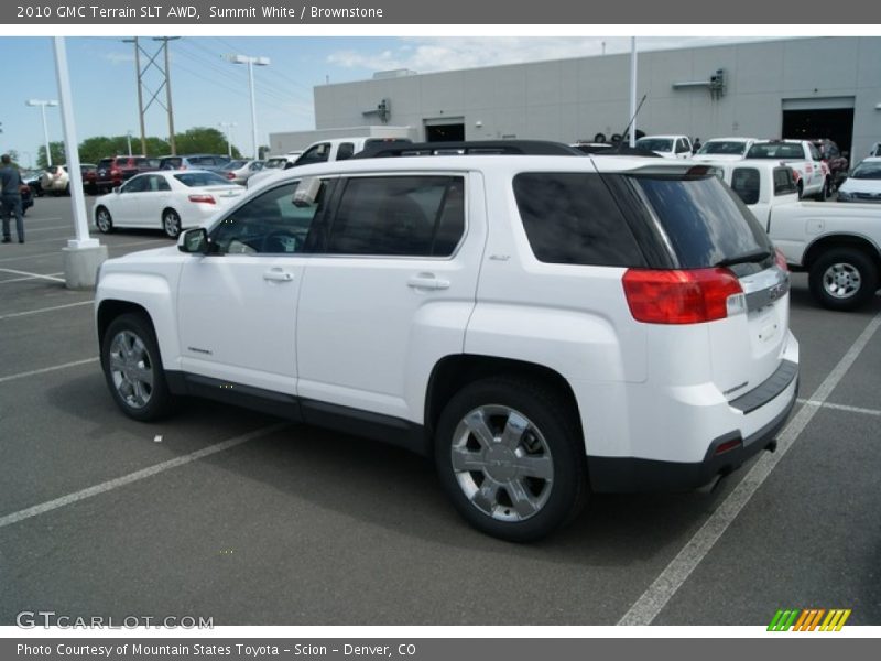 Summit White / Brownstone 2010 GMC Terrain SLT AWD