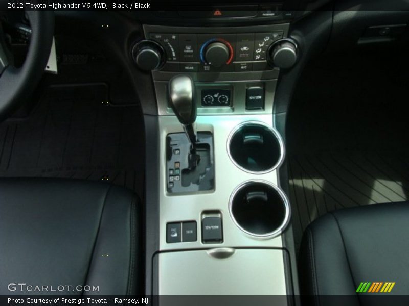 Black / Black 2012 Toyota Highlander V6 4WD