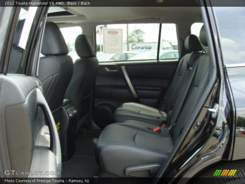Black / Black 2012 Toyota Highlander V6 4WD