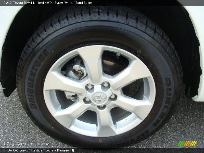 Super White / Sand Beige 2012 Toyota RAV4 Limited 4WD