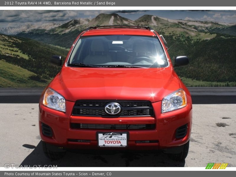 Barcelona Red Metallic / Sand Beige 2012 Toyota RAV4 I4 4WD