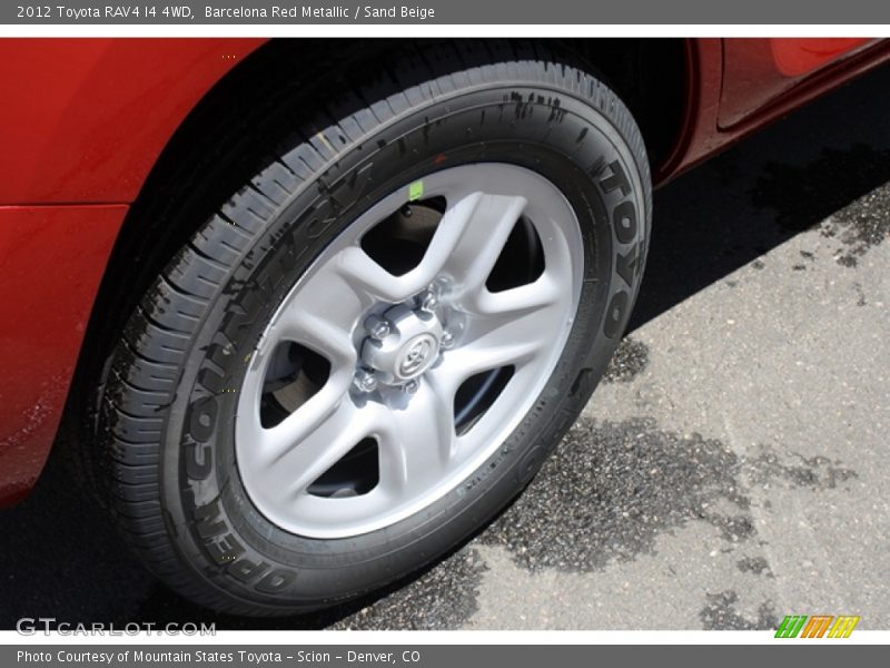 Barcelona Red Metallic / Sand Beige 2012 Toyota RAV4 I4 4WD