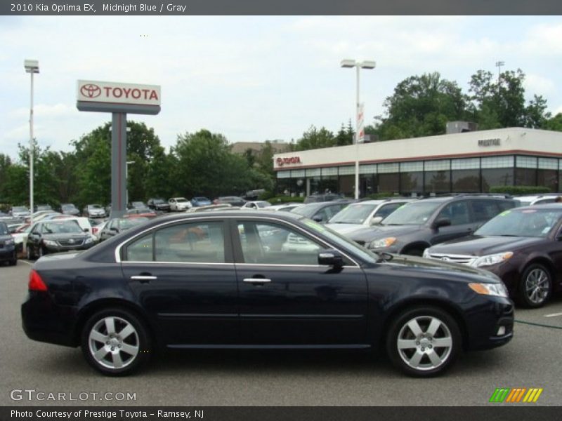 Midnight Blue / Gray 2010 Kia Optima EX