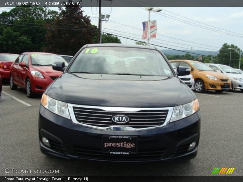 Midnight Blue / Gray 2010 Kia Optima EX