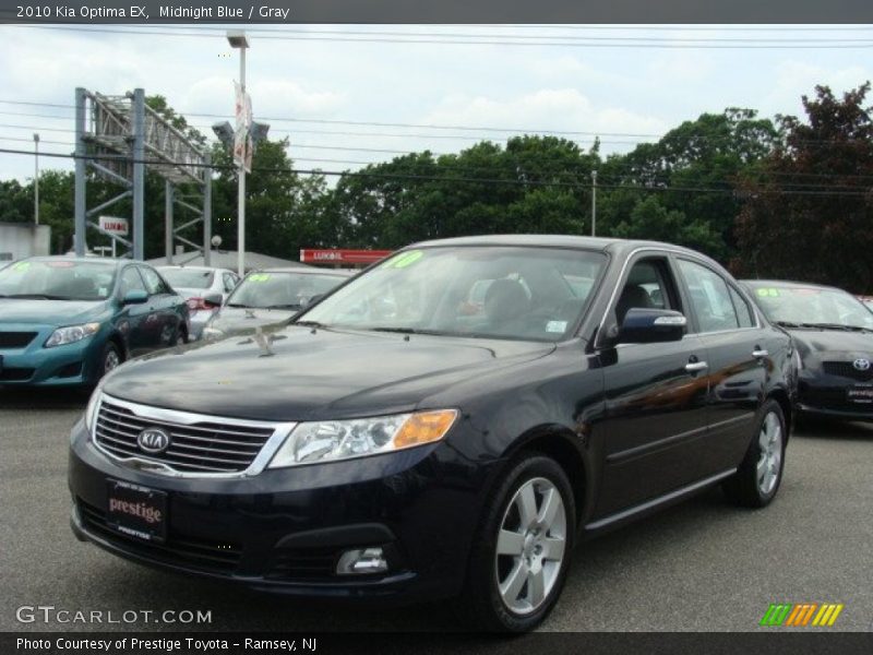 Midnight Blue / Gray 2010 Kia Optima EX