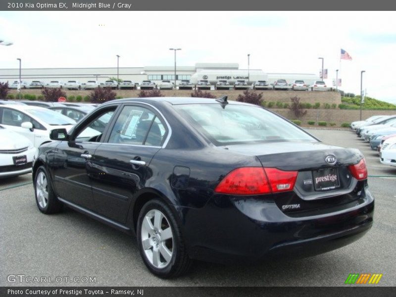 Midnight Blue / Gray 2010 Kia Optima EX