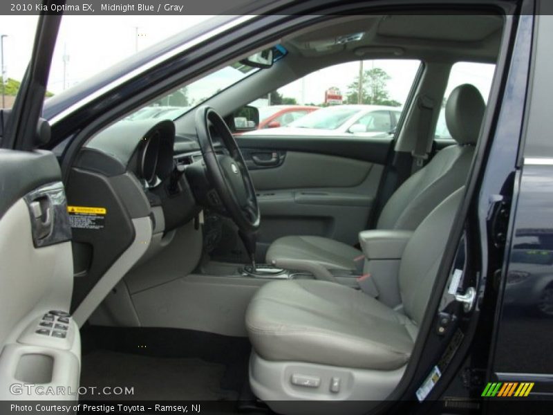 Midnight Blue / Gray 2010 Kia Optima EX