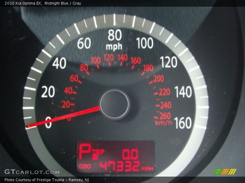 Midnight Blue / Gray 2010 Kia Optima EX