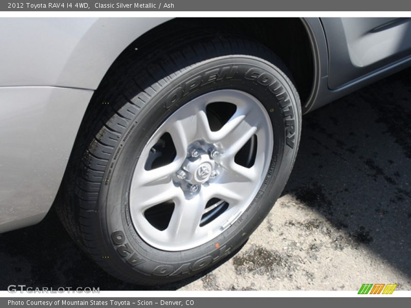 Classic Silver Metallic / Ash 2012 Toyota RAV4 I4 4WD