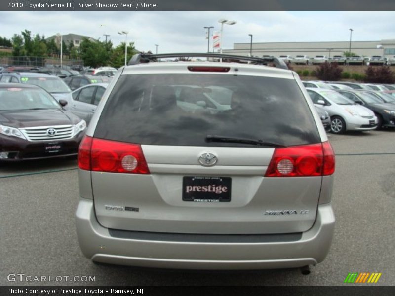 Silver Shadow Pearl / Stone 2010 Toyota Sienna LE
