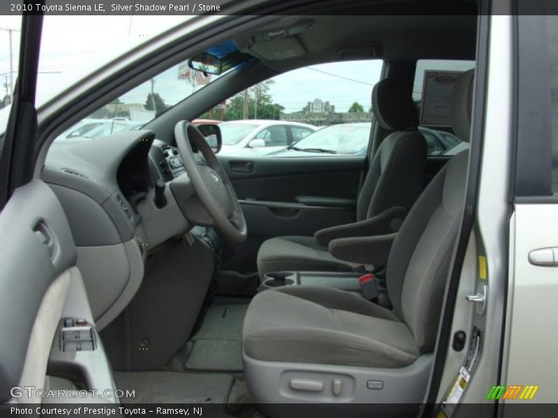 Silver Shadow Pearl / Stone 2010 Toyota Sienna LE
