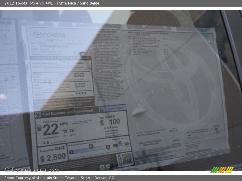 Pyrite Mica / Sand Beige 2012 Toyota RAV4 V6 4WD
