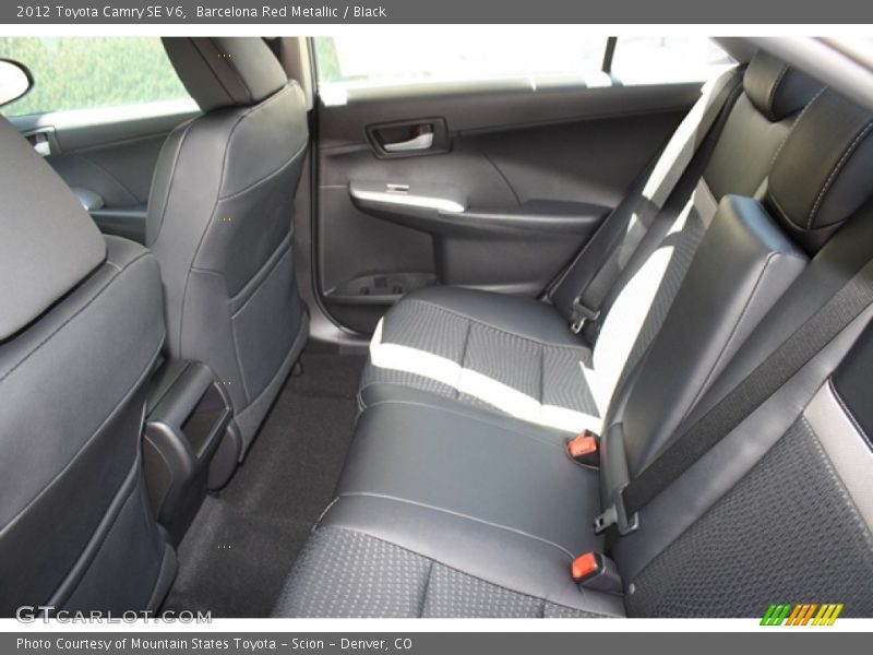 Barcelona Red Metallic / Black 2012 Toyota Camry SE V6