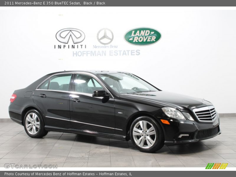 Black / Black 2011 Mercedes-Benz E 350 BlueTEC Sedan