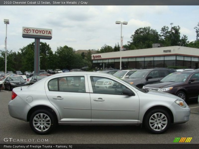 Silver Ice Metallic / Gray 2010 Chevrolet Cobalt LS Sedan