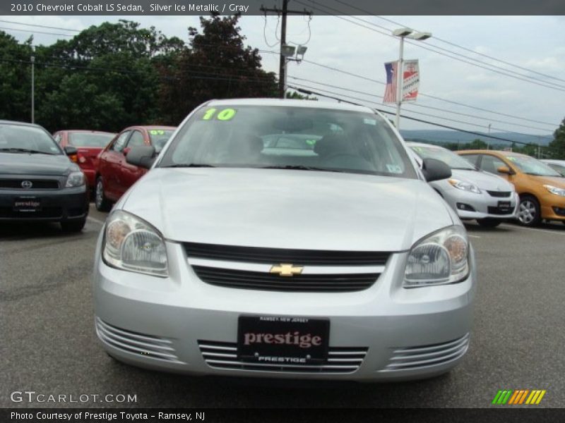 Silver Ice Metallic / Gray 2010 Chevrolet Cobalt LS Sedan