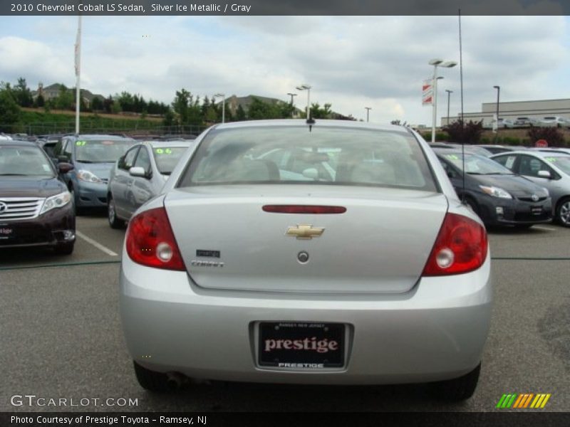 Silver Ice Metallic / Gray 2010 Chevrolet Cobalt LS Sedan